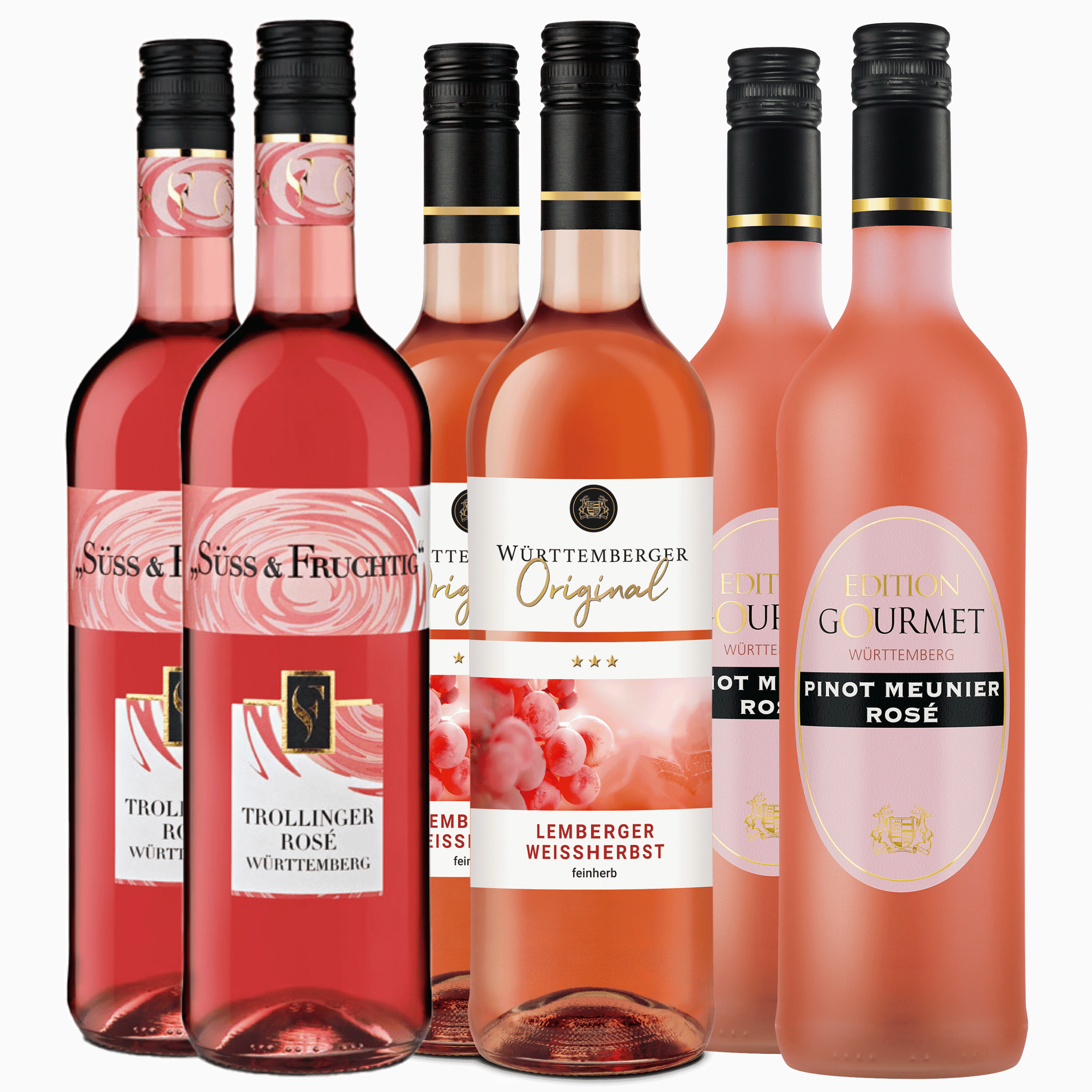 Roséwein Paket mit 6 Flaschen aus dem WZG Weinshop